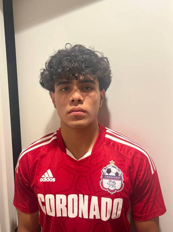 Coronado's Francisco Avila is a member of the Nevada Preps All-Southern Nevada boys soccer team.