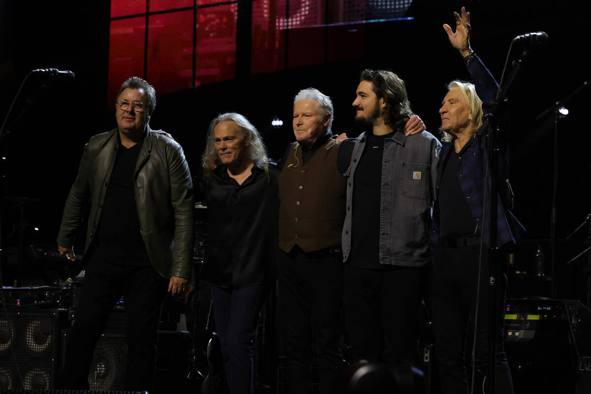 The Eagles open their residency at the Sphere this weekend. (Kevin Mazur/Getty Images)