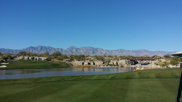 Coyote Springs Golf Course offers wide-open vistas seen from nearly every undulating fairway. Add in numerous bear claw-shaped bunkers strategically placed for your tee shots, several water featur ...