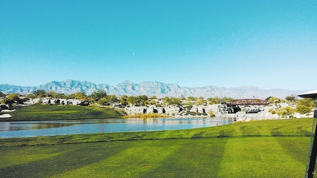 Coyote Springs Golf Course offers wide-open vistas seen from nearly every undulating fairway. Add in numerous bear claw-shaped bunkers strategically placed for your tee shots, several water featur ...