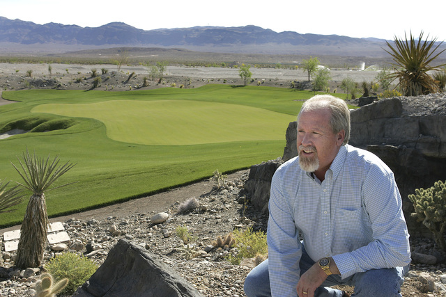 Coyote Springs developer Harvey Whittemore talks about the development while overlooking the Coyote Springs Golf Course Thursday, May 24, 2007, near Moapa, Nevada. (Gary Thompson/Las Vegas Review- ...