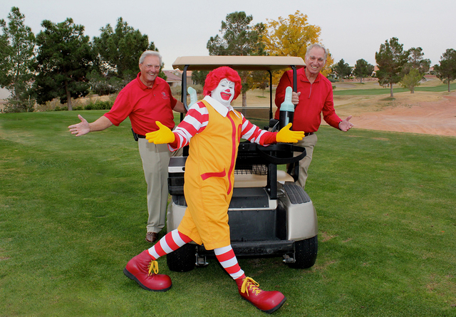 John Malley, left, and Sun City Classic Tournament Chairman Tony DerHake (DJ Minella/Special to View)
