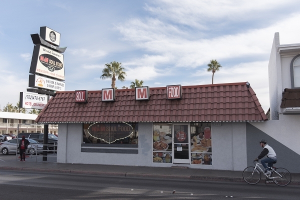 M&M Soul Food Cafe at 2211 Las Vegas Blvd. South in Las Vegas is seen Saturday, Jan. 2, 2016. Jason Ogulnik/Las Vegas Review-Journal