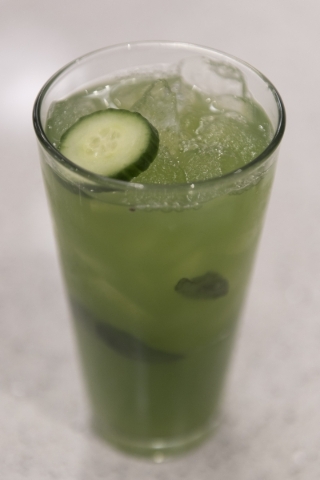 A Cucumber Mint drink is seen at Lyfe Kitchen at 140 S. Green valley Pkwy. in Henderson on Saturday, Jan. 16, 2016. Jason Ogulnik/Las Vegas Review-Journal