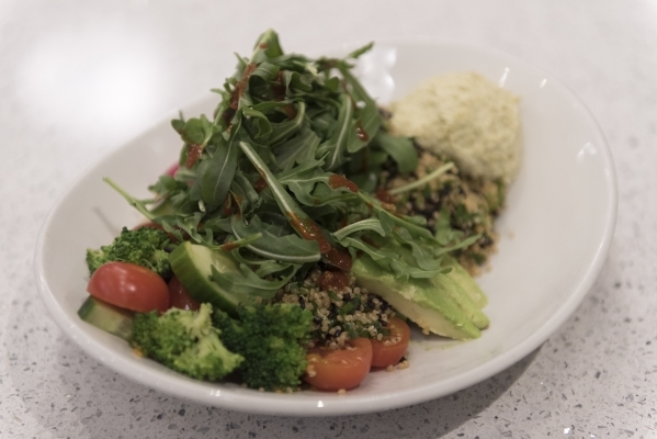 A Quinoa Crunch Bowl is seen at Lyfe Kitchen at 140 S. Green valley Pkwy. in Henderson Saturday, Jan. 16, 2016. Jason Ogulnik/Las Vegas Review-Journal