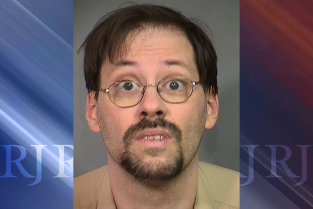 Police arrested Frank Bayer, a 45-year-old English teacher, on three separate first-degree felony charges of kidnapping. (Las Vegas Metropolitan Police Department)