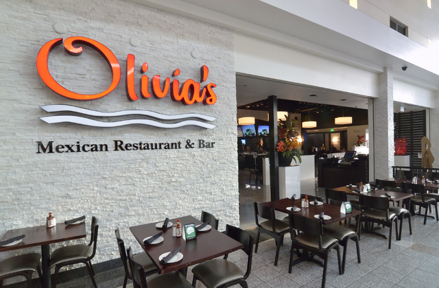 The exterior of Olivia's Mexican Restaurant and Bar is shown in the Boulevard Mall at 3554 S. Maryland Parkway in Las Vegas on Friday, July 29, 2016. Bill Hughes/Las Vegas Review-Journal