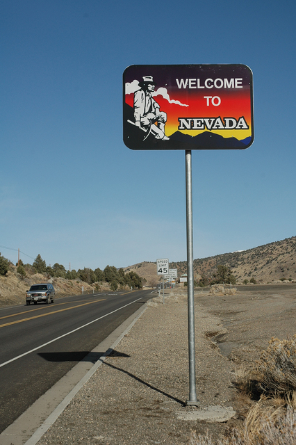 The Nevada Department of Transportation awarded four raffle winners across the Las Vegas Valley with a “Welcome to Nevada” sign. Anna Thomas (southwest), Breanna Kirkham (southeast), Jennifer  ...