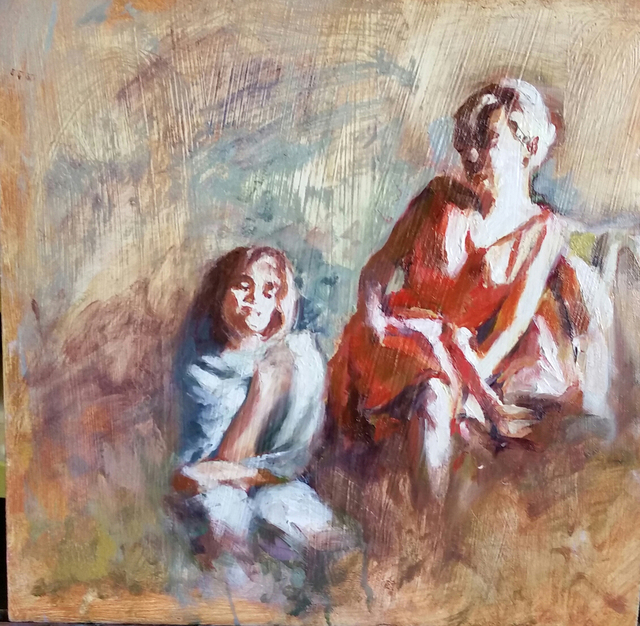 “Amy and Shaun” Is one of the works by Susanne Forestieri set to be on display at December’s First Friday, from 5 to 11 p.m. Dec. 2 at Wonderland Gallery at The Arts Factory.  ...