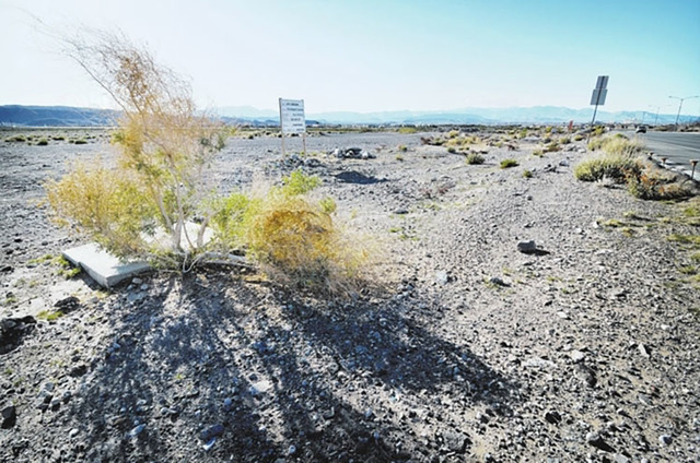 A vacant lot for a proposed housing development is shown on the southwest corner of St. Rose Parkway and Executive Airport Drive in Henderson on Wednesday, March 12, 2014. (Bill Hughes/Las Vegas R ...