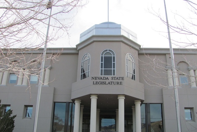 The Nevada Legislature building is shown on Monday, Feb. 2, 2015. (Greg Haas/Las Vegas Review-Journal)