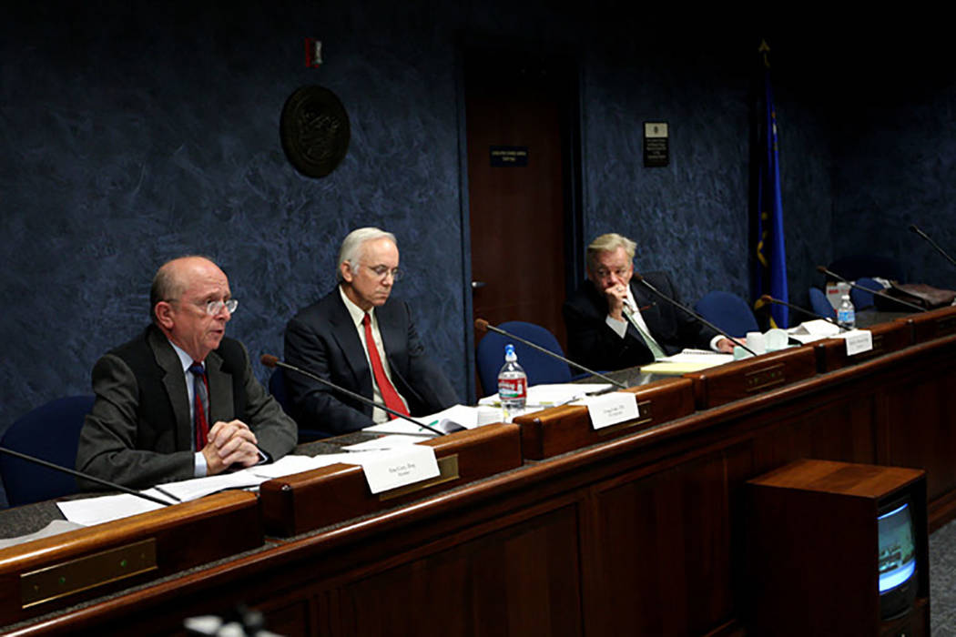 Members of the Nevada Ethics Commission (Las Vegas Review-Journal)