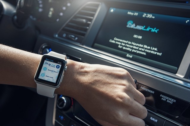COURTESY
Hyundai has launched a Blue Link app for the Apple Watch.