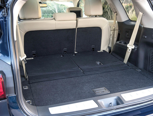 COURTESY INFINITI
Cargo room is one of the reasons that luxury tall wagons can be more appealing than sedans, especially seven-passenger models with the seats folded forward.