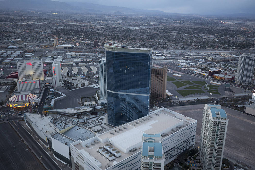 The Drew, formerly the Fontainebleau, on the Vegas Strip on Monday, Feb. 12, 2018. Richard Bria ...