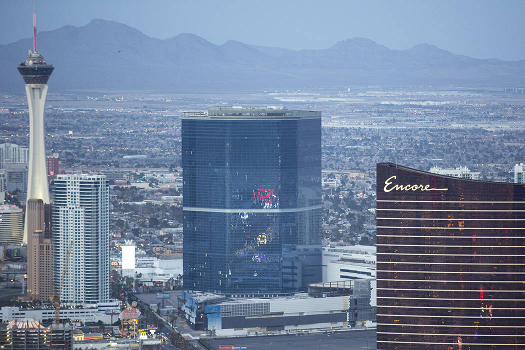 The Drew, formerly the Fontainebleau, on the Vegas Strip on Monday, Feb. 12, 2018. Richard Bria ...