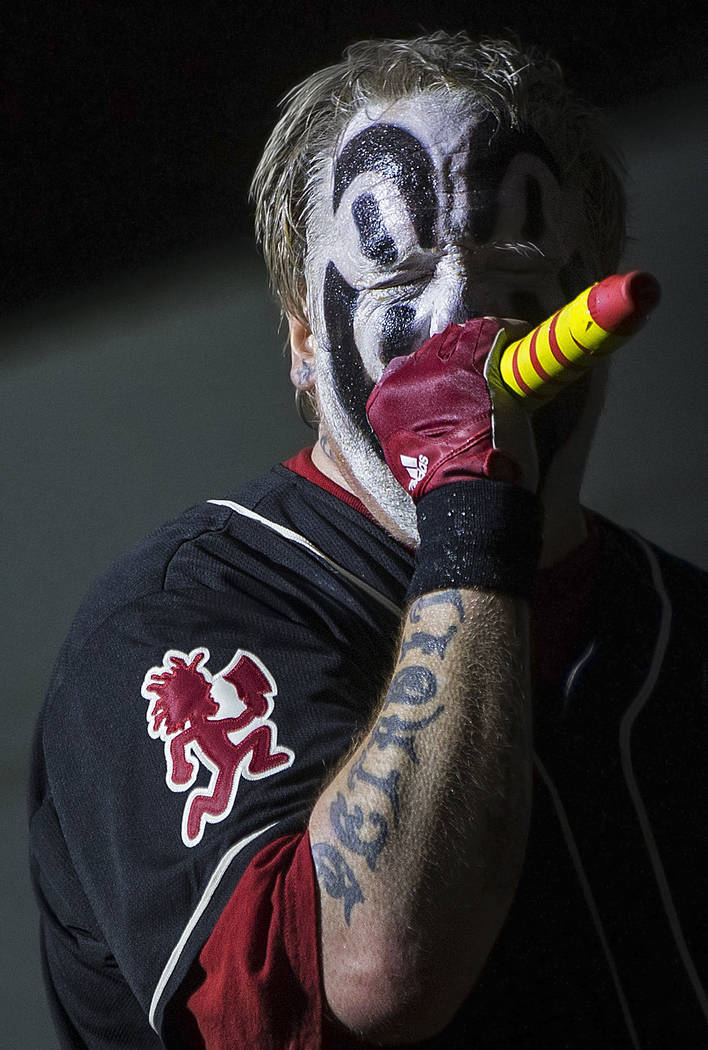 Insane Clown Posse's Shaggy 2 Dope performs during Juggalo Weekend on Saturday, February 17, 2018, at Fremont Country Club, in Las Vegas. Benjamin Hager Las Vegas Review-Journal @benjaminhphoto