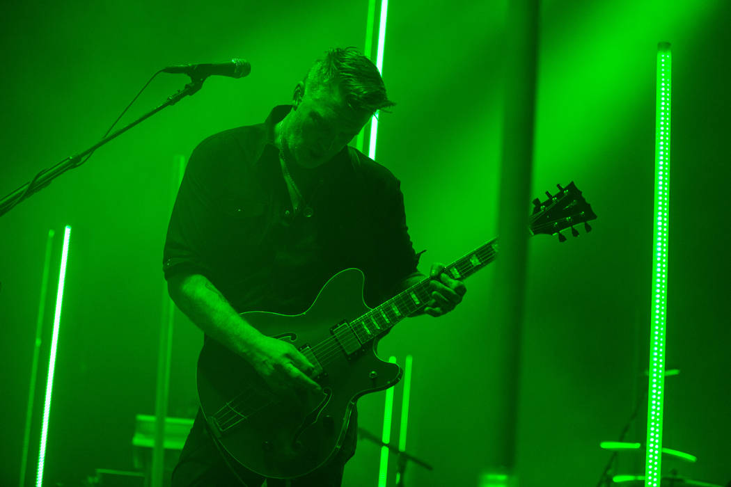 Queens of the Stone Age frontman Josh Homme performs at The Chelsea at The Cosmopolitan of Las Vegas on Friday, Feb. 16, 2018. Chase Stevens Las Vegas Review-Journal @csstevensphoto