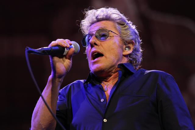 Roger Daltrey of The Who performs at the Colosseum in Caesars Palace on Sunday, May 29, 2016 in Las Vegas. (Brett Le Blanc/Las Vegas Review-Journal)  @bleblancphoto