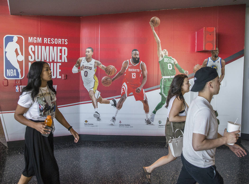 NBA Summer League on Friday, July 6, 2018, at the Thomas & Mack Center, in Las Vegas. Benjamin Hager Las Vegas Review-Journal @benjaminhphoto