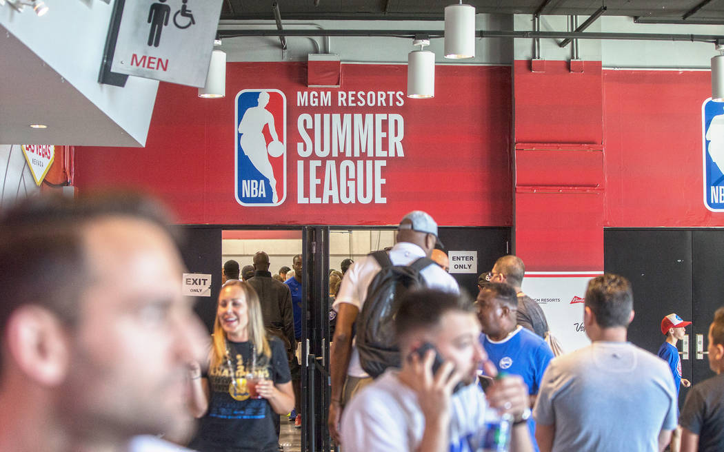 NBA Summer League on Friday, July 6, 2018, at the Thomas & Mack Center, in Las Vegas. Benjamin Hager Las Vegas Review-Journal @benjaminhphoto