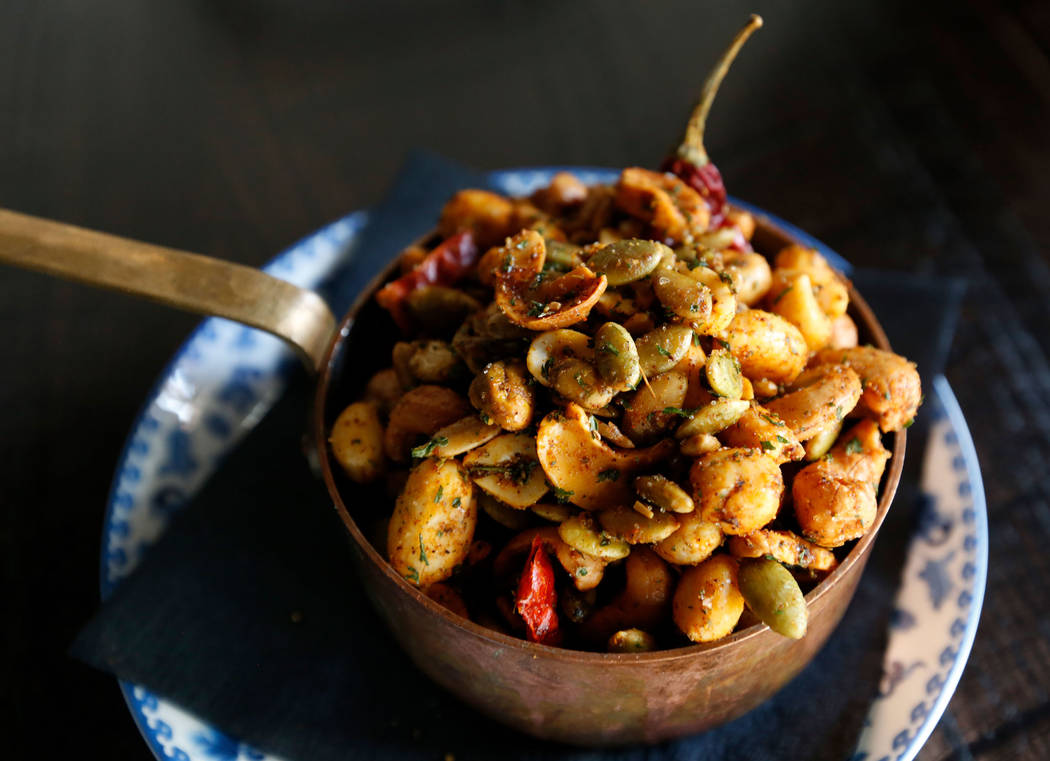 Roasted Nuts n Such is seen at The Kitchen at Atomic in Las Vegas, Wednesday, July 11, 2018. Chitose Suzuki Las Vegas Review-Journal @chitosephoto
