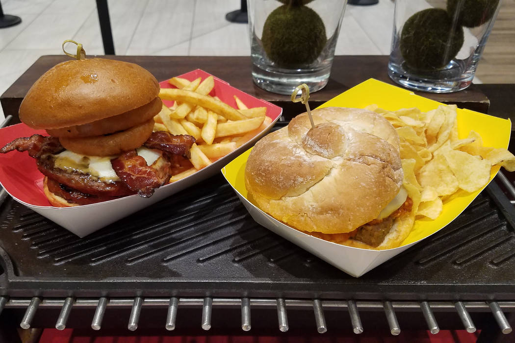 Centerplate’s Bachi Burger is adding the Megabyte Miyagi Burger, which features two beef patties, bacon, cheese and a fried onion on a roll and served with French fries. Another home-cooked newc ...