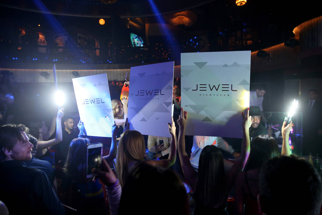 Club-goers and conventioneers at the CES 2019 C Space Party presented by Jewel Nightclub at Aria in Las Vegas Monday, Jan. 7, 2019. K.M. Cannon Las Vegas Review-Journal @KMCannonPhoto