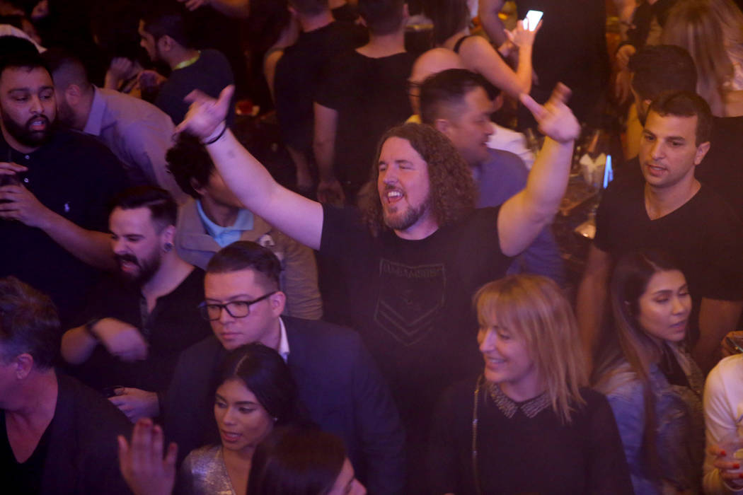 Conventioneer Tyler Slack of Orem, Utah at the CES 2019 C Space Party presented by Jewel Nightclub at Aria in Las Vegas Monday, Jan. 7, 2019. K.M. Cannon Las Vegas Review-Journal @KMCannonPhoto