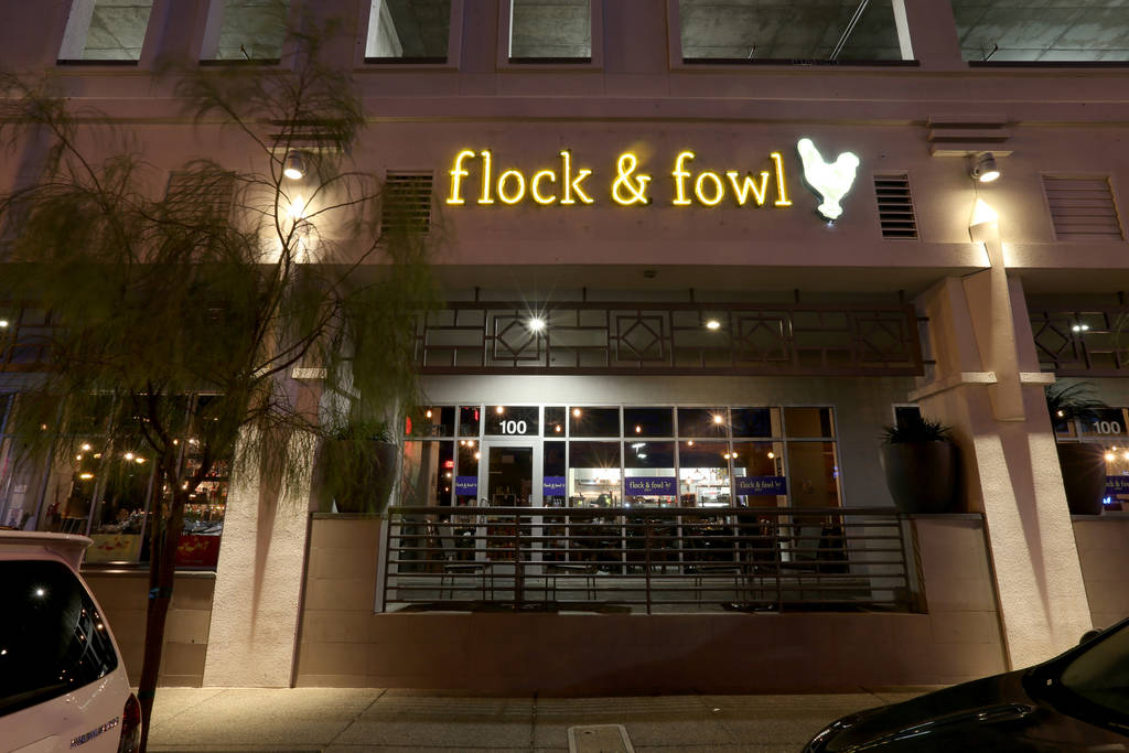 Flock & Fowl DTLV located inside The Ogden at Ogden Avenue and Las Vegas Boulevard in downt ...