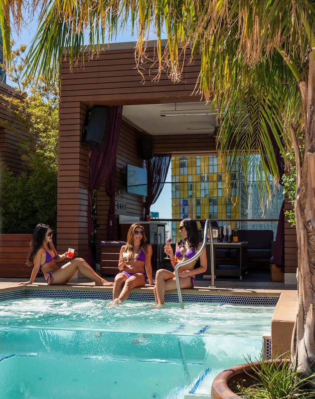 Grand cabana with private Jacuzzi at Marquee Day Club (Marquee)