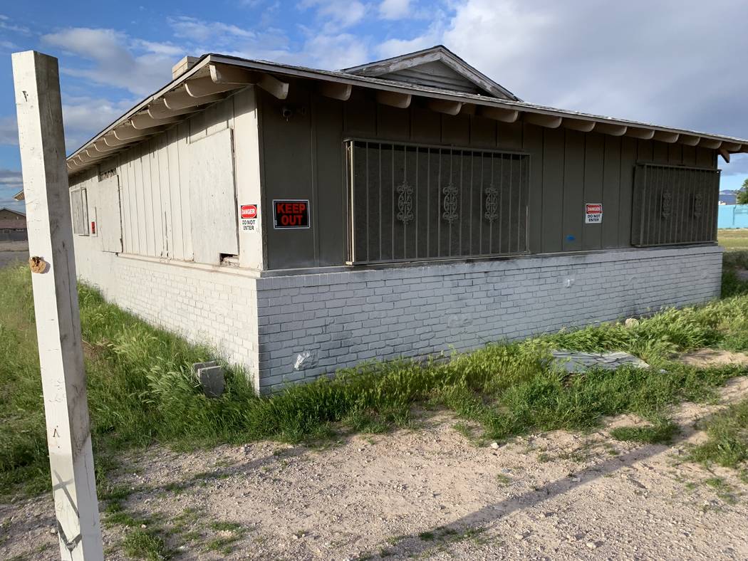 Pictured is the abandoned building that sits at the corner of Simmons Street and Coran Lane. Br ...