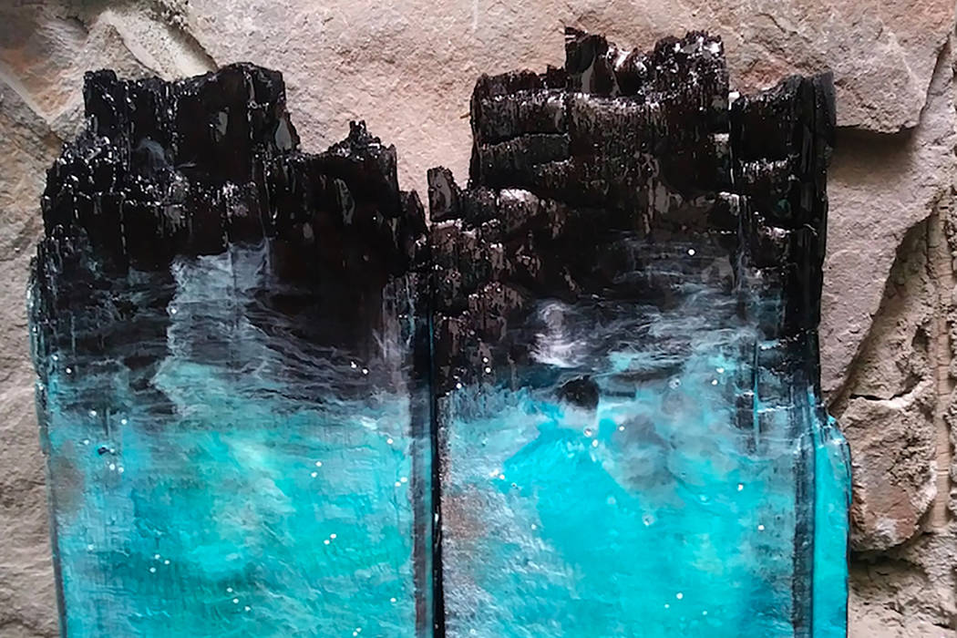 "Underwater" by Birgit Tode at the Boulder City Art Guild Gallery.