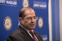 U.S. Rep. Jerrold Nadler, D-N.Y., chair of the House Judiciary Committee, speaks during a news ...