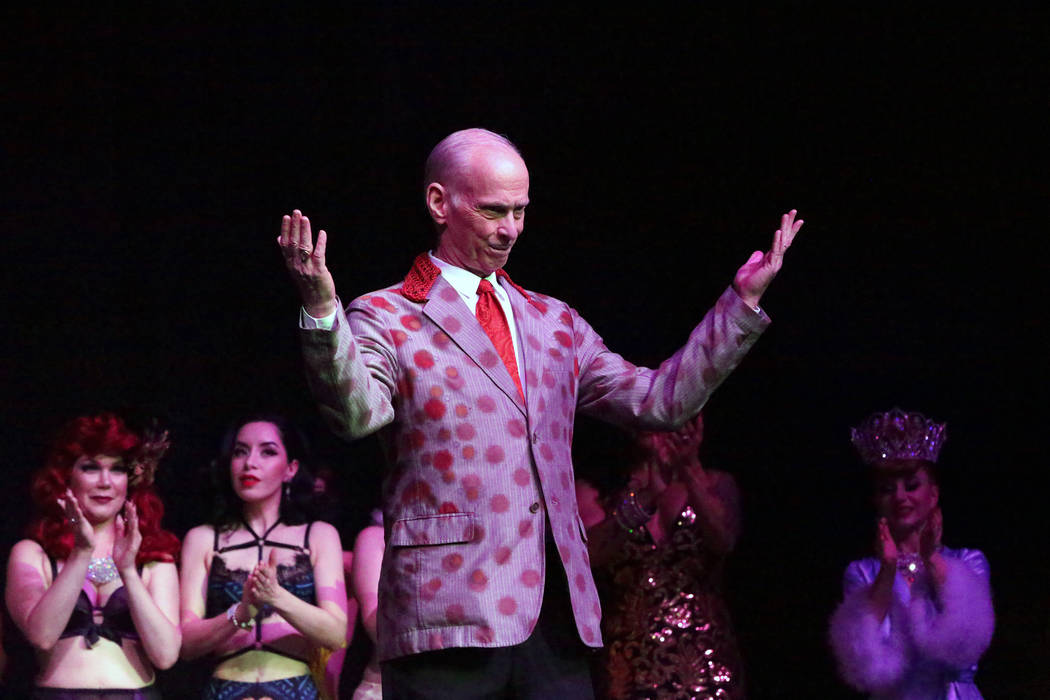 Filmmaker, author and comedian, John Waters hosts the Burlesque Showcase during the Viva Las Ve ...