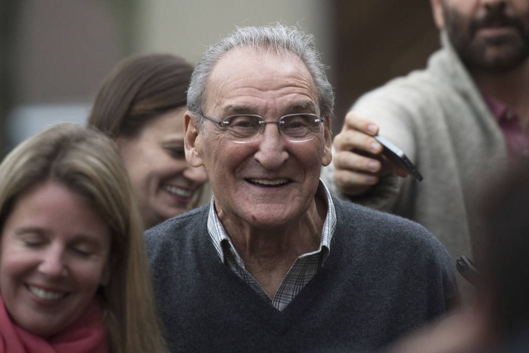 FILE - In this Nov. 12, 2015 file photo, Vincent Asaro leaves Brooklyn federal court in New Yor ...