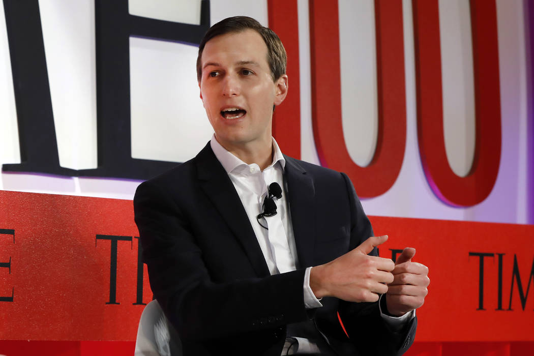 Jared Kushner, Senior Adviser to President Donald Trump, speaks during the TIME 100 Summit, in ...