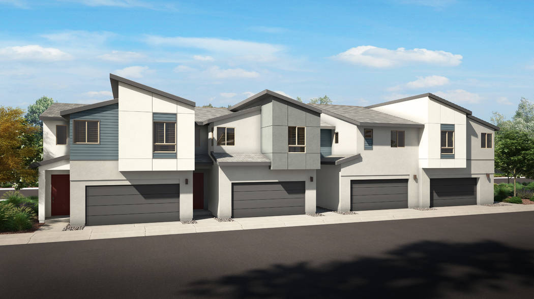 Pardee Homes’ new Evolve town home community will celebrate its grand opening May 4-5. Shown ...