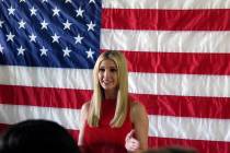 Ivanka Trump, President Trump's daughter and adviser. (AP Photo/Scott Sonner)