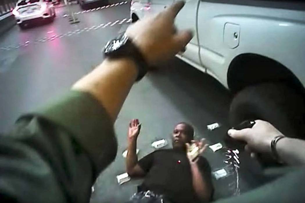 Metropolitan Police Department body-camera footage shows Tashii Brown being stunned with a tase ...