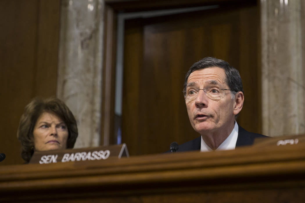 Sen. John Barrasso, R-Wyo. (Erik Verduzco/Las Vegas Review-Journal) @Erik_Verduzco