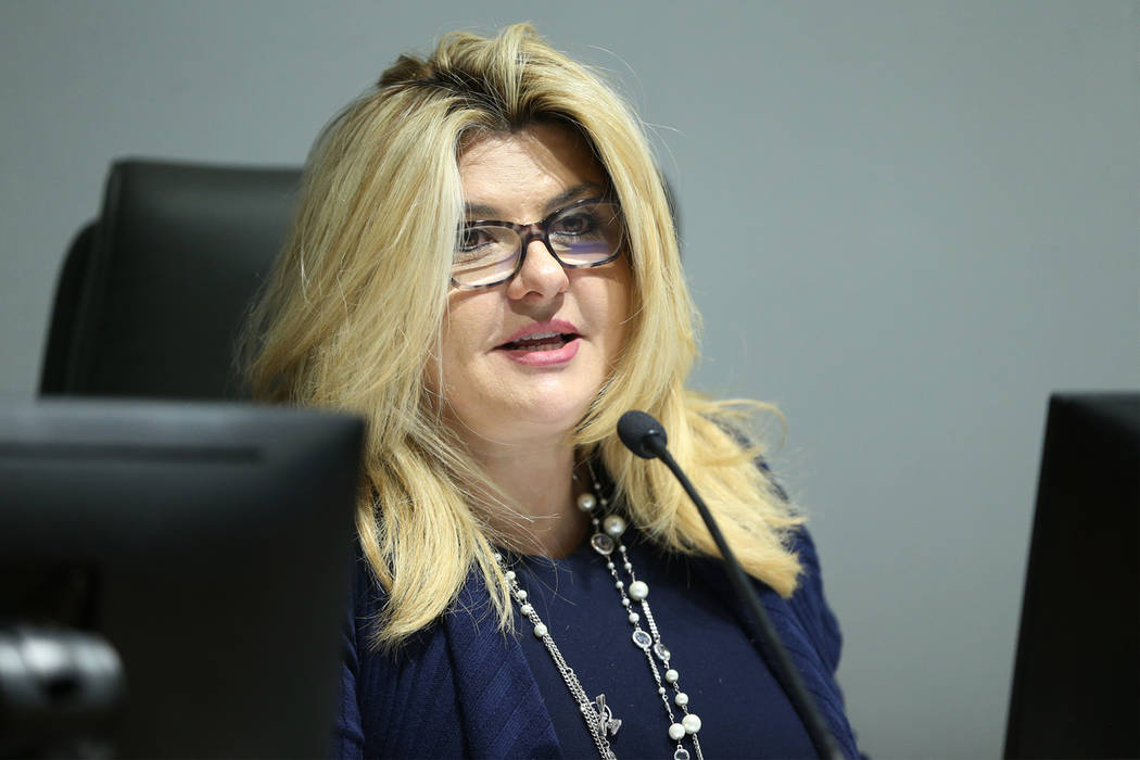 Michele Fiore, chairwoman of the Southern Nevada Regional Planning Coalition, is seen in Februa ...