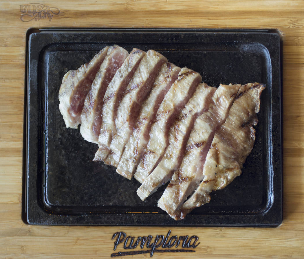 Secreto Iberico de bellota...grilled de bellota Iberico skirt steak at Pamplona Tapas on Friday ...