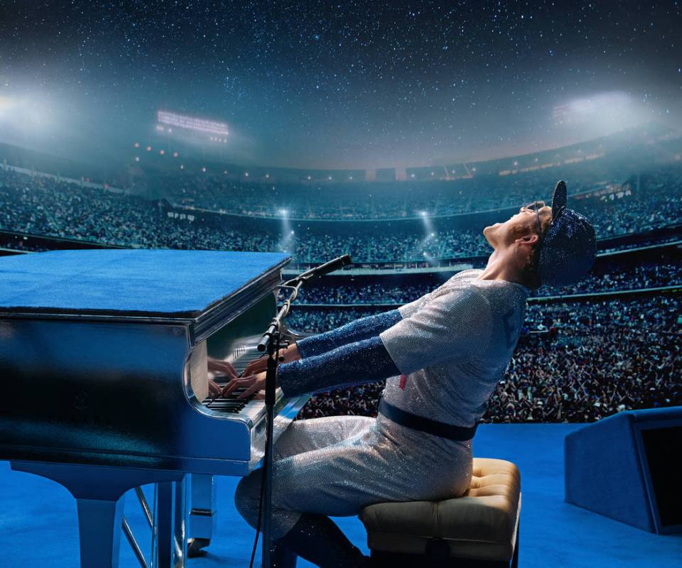 Taron Egerton as Elton John in Rocketman from Paramount Pictures. credit David Appleby