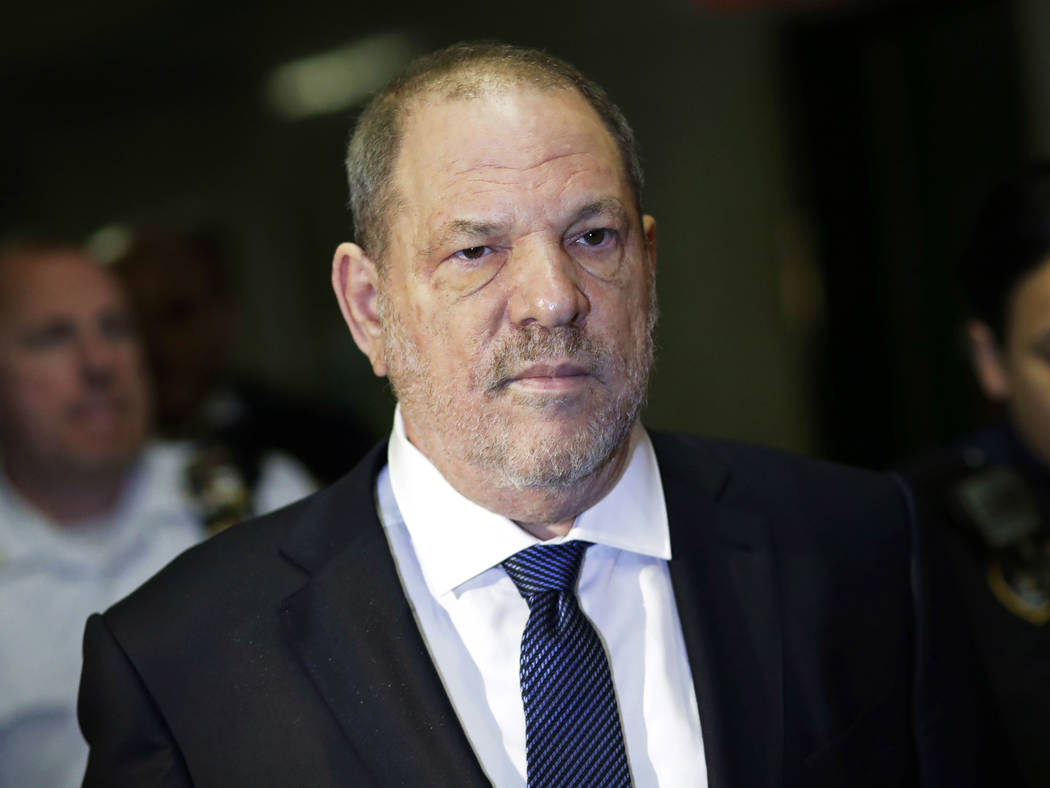 FILE - In this Oct. 11, 2018 file photo, Harvey Weinstein enters State Supreme Court in New Yor ...