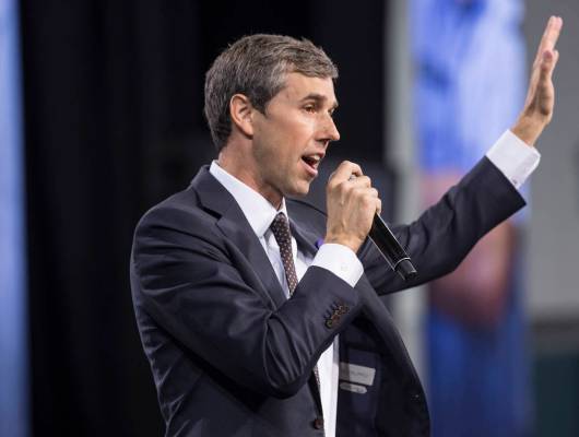 Presidential candidate and former Texas congressman Beto O'Rourke speaks during “Nationa ...