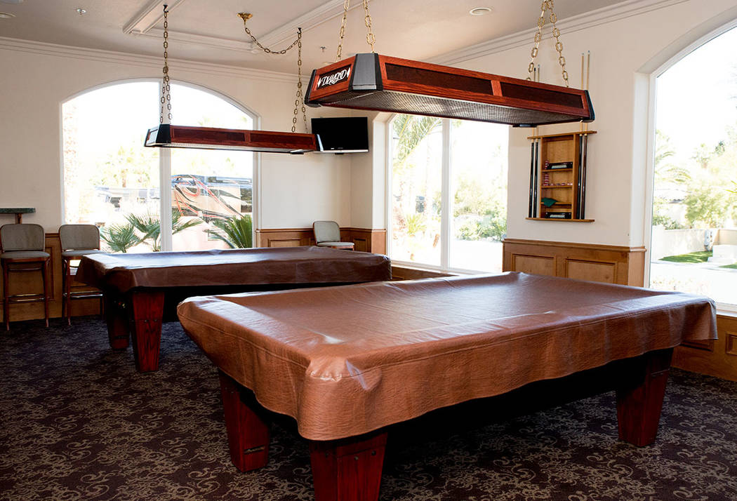 The clubhouse has pool tables. (Tonya Harvey Real Estate Millions)