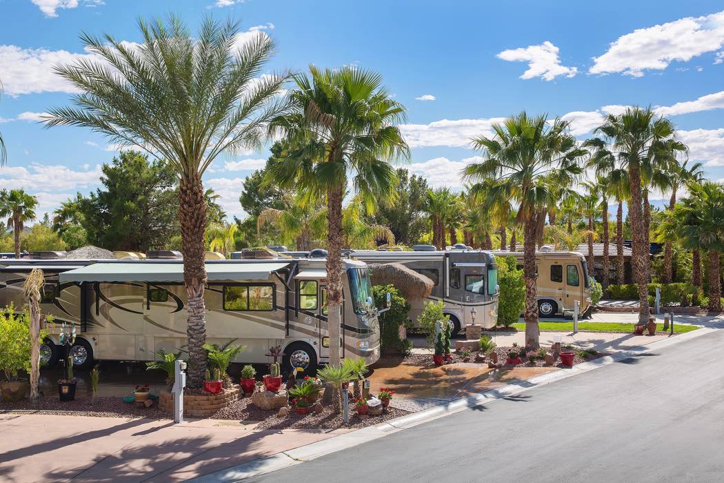 At the Las Vegas Motorcoach Resort, buyers can purchase a docking station for their tricked-out ...