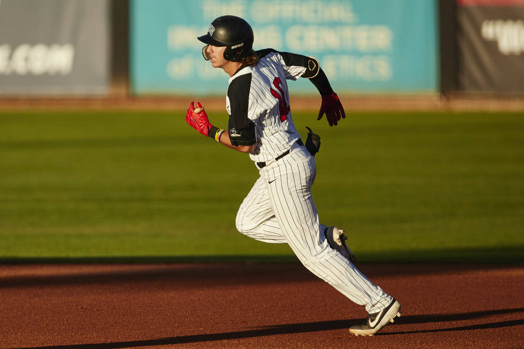 UNLV shortstop Bryson Stott, shown last month, batted .356 this season with a .486 on-base perc ...