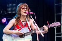 This July 14, 2018 file photo shows Jenny Lewis performing at the Forecastle Music Festival in ...